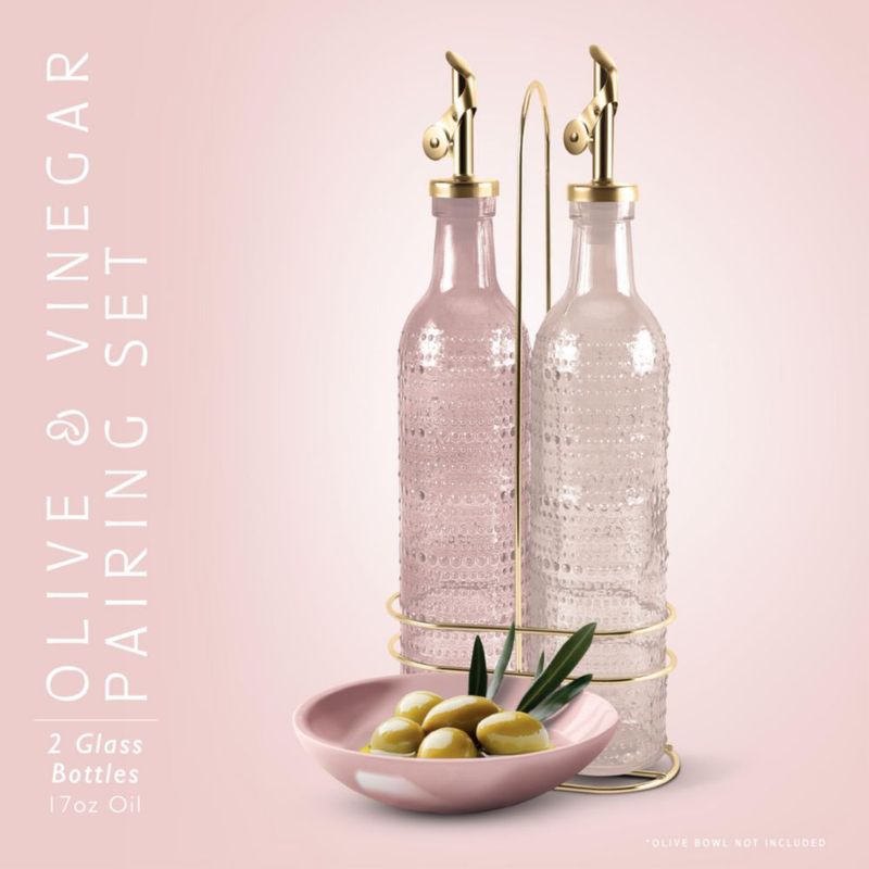 Set de 2 botellas COOK WITH COLOR de 500 ml rosa (Champagne Bubbles)