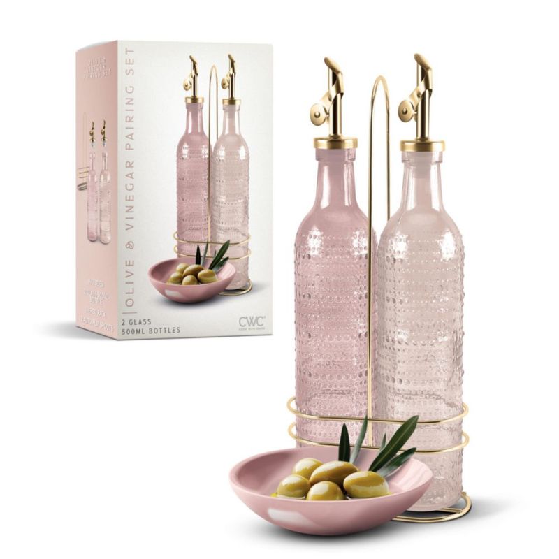 Set de 2 botellas COOK WITH COLOR de 500 ml rosa (Champagne Bubbles)