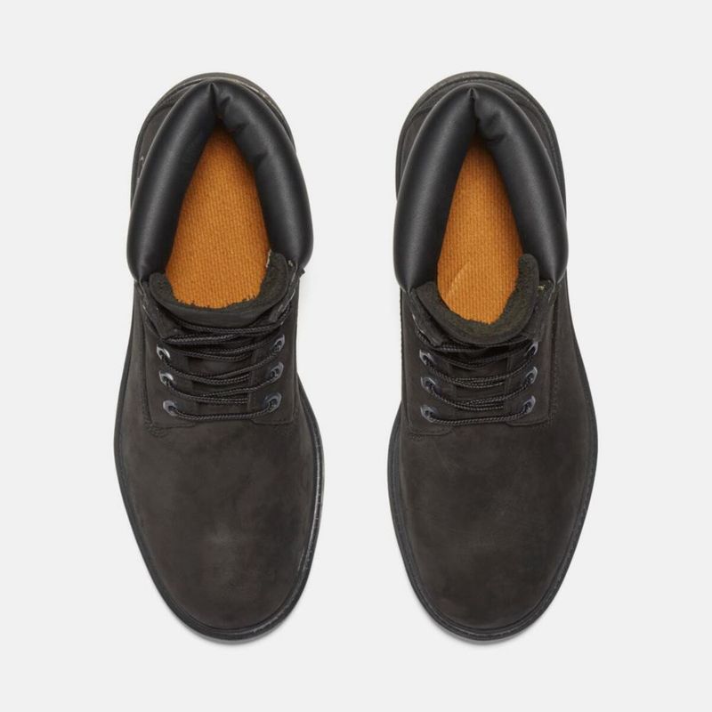 Bota Timberland Classic 6" Impermeable Negra Ancha