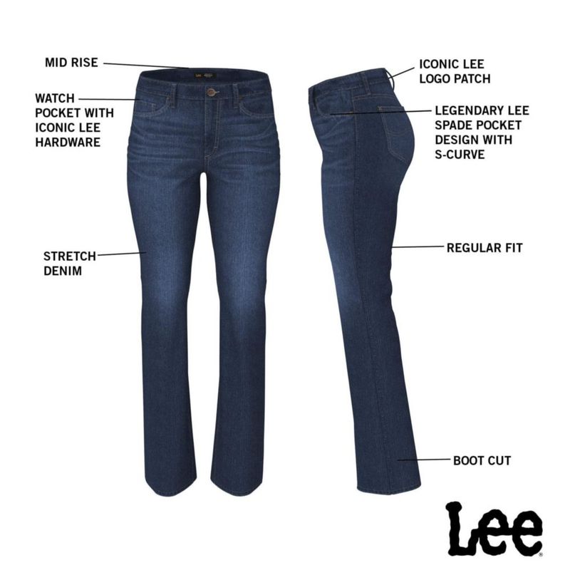 PANTALONES Lee Legendary Pierna Ancha Rivers Edge 46 cm