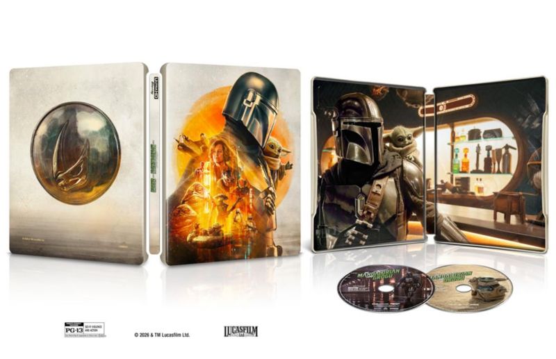 Película Disney The Mandalorian y Grogu – Edición Steelbook UHD/BD