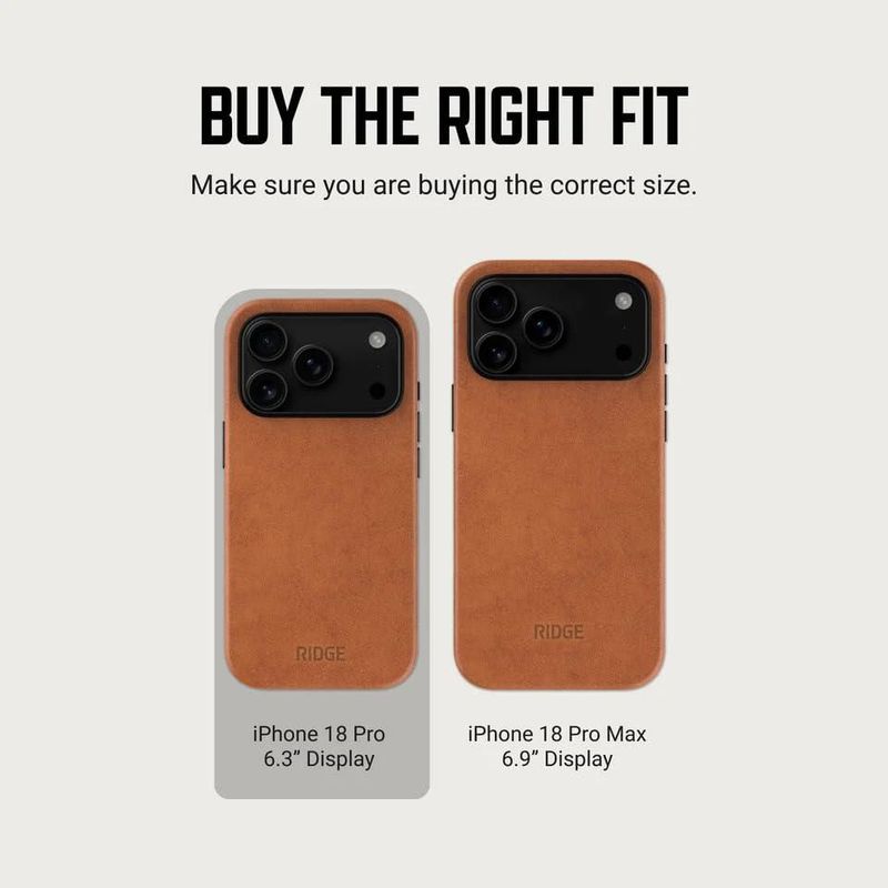 Funda The Ridge para iPhone 18 Pro MagSafe Marrón