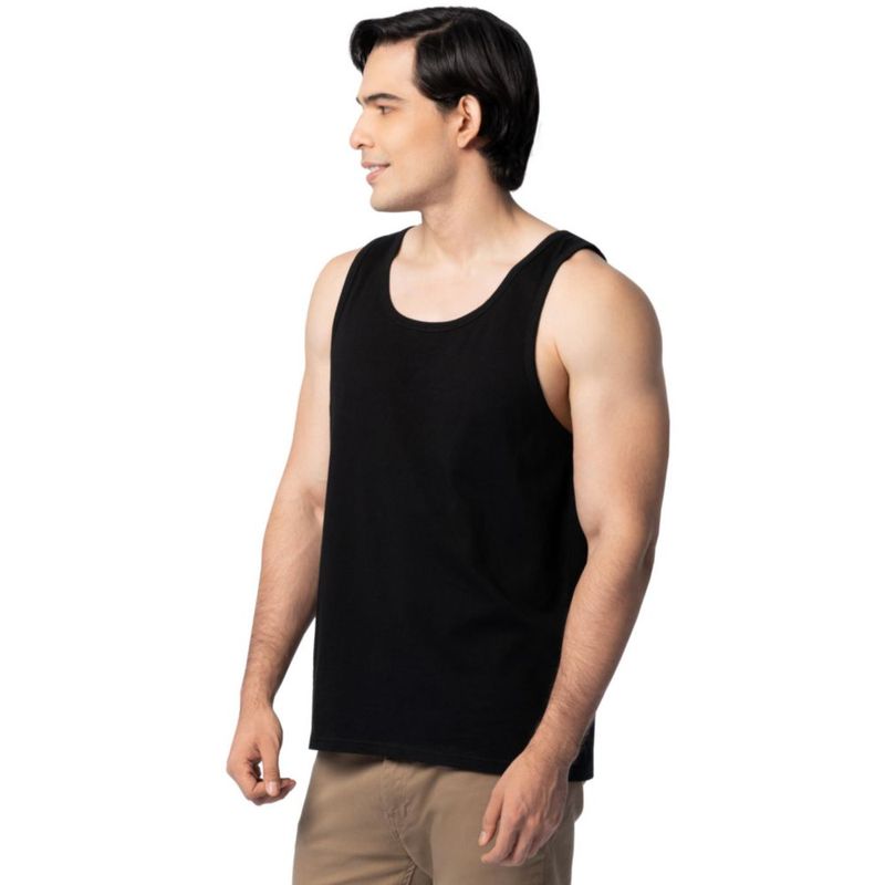 Camiseta sin mangas Fruit of the Loom pack de 2 - negro - talla M