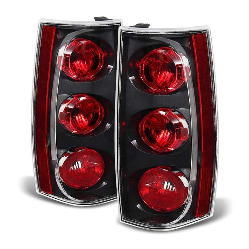 Luces traseras ACANII para GMC Yukon XL 2007-2014 negro ónix