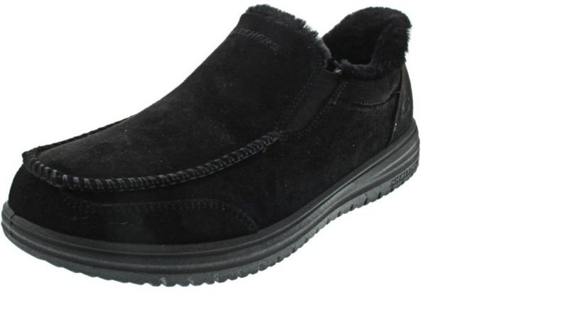 Pantufla Skechers Murette – Scofield negra talla 11 (mediana)
