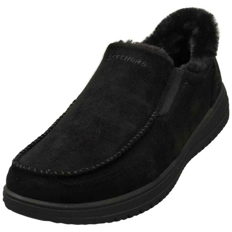 Pantufla Skechers Murette – Scofield negra talla 11 (mediana)