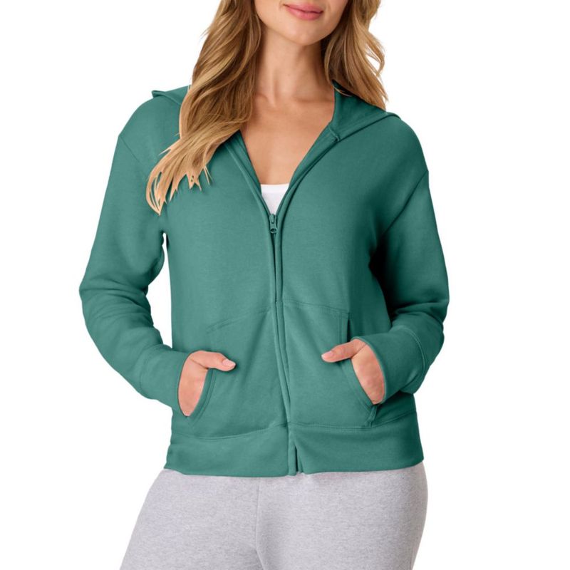 Sudadera con capucha de cremallera completa EcoSmart Fleece para mujer - Hanes