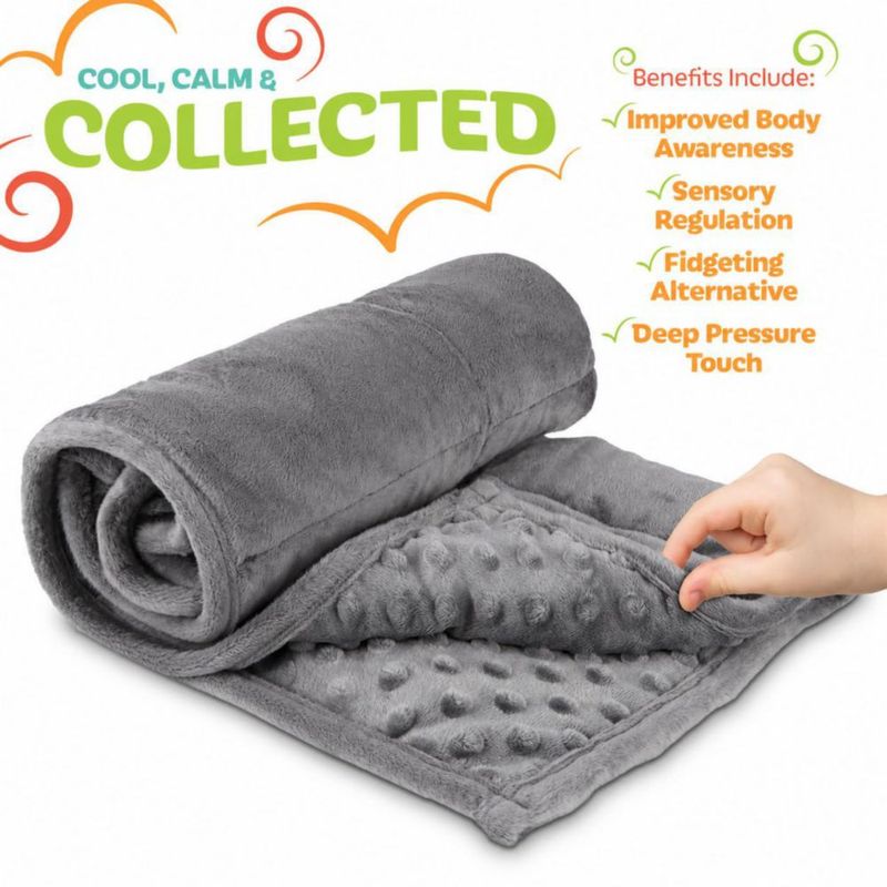 Cobija ponderada Kidaddle 32 kg 48 × 56 cm Gris