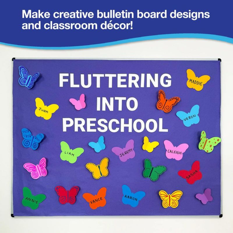 Recortes FreshCut Crafts 80 piezas multicolores brillantes