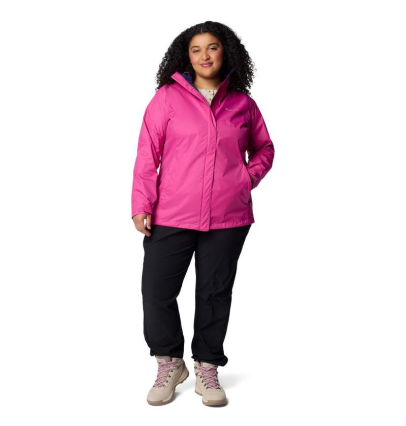 Chaqueta Columbia Arcadia II impermeable para mujer - Fucsia - XS