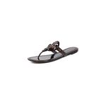Sandalia Tory Burch Miller Tortoise Patent talla 11 EE. UU.