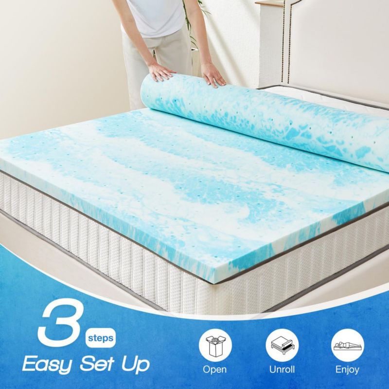 Sobrecolchón Sweetcrispy King 5 cm de espuma viscoelástica
