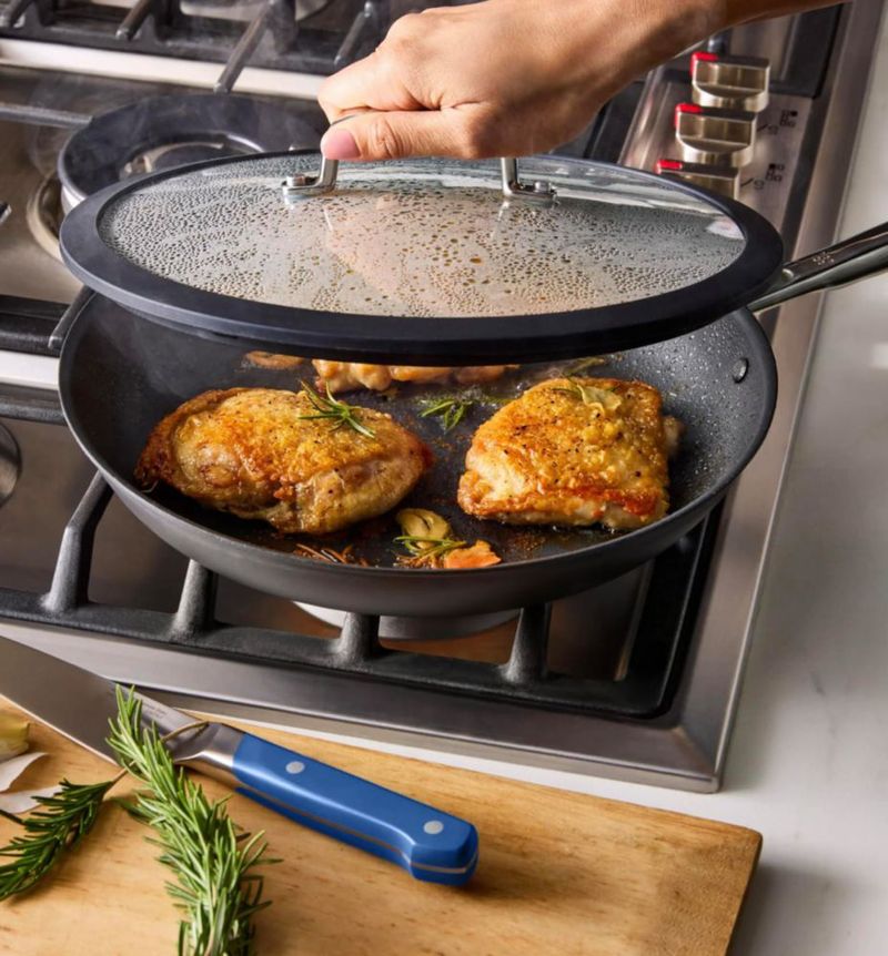 Tapa de Vidrio Misen 25 cm con Borde Antirrayado