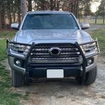 Protector frontal de acero negro Kojem para Toyota Tacoma 2016‑2022