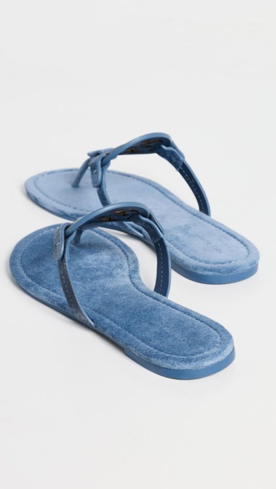 Sandalia Tory Burch Miller Azul Suave talla 10 EE. UU.