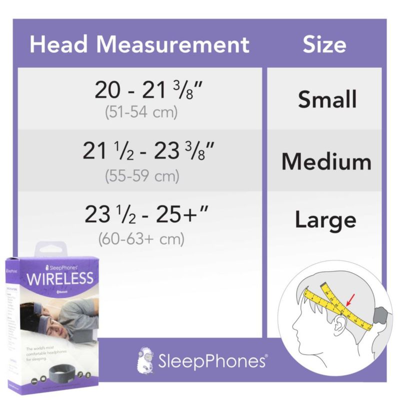 Auriculares SleepPhones V8 Inalámbricos con Batería de 24 h Gris