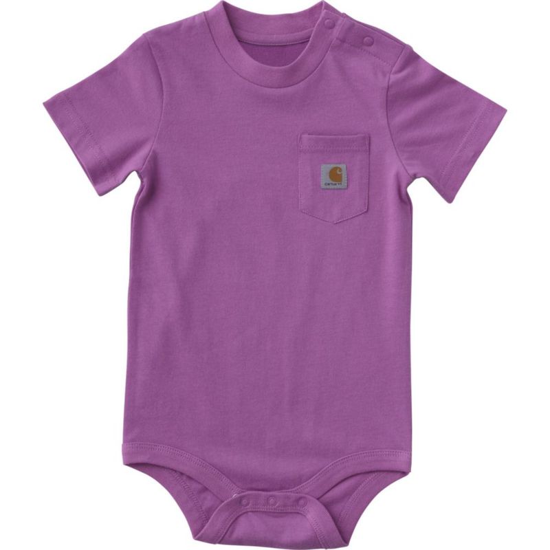 Body Carhartt 9M Bodacious de manga corta para bebé