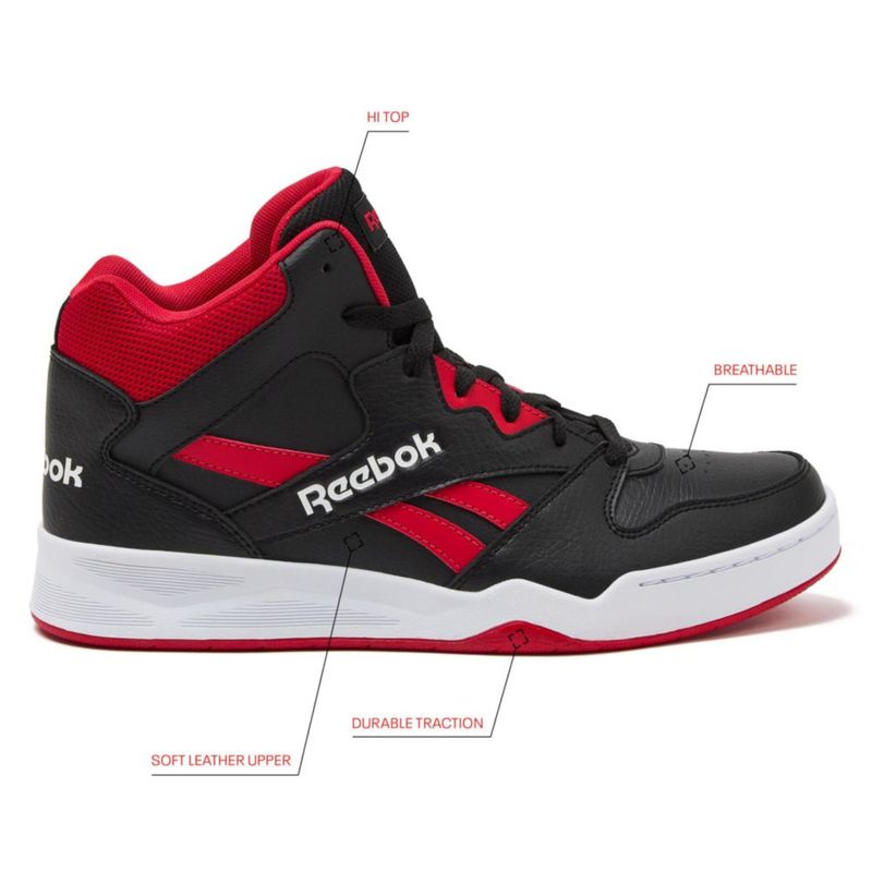 Zapatillas Reebok Royal BB4500 Hi2 Rojo/Negro 27 cm