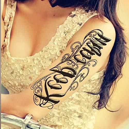 Set de tatuajes temporales ELANE 19 láminas para mujeres y hombres