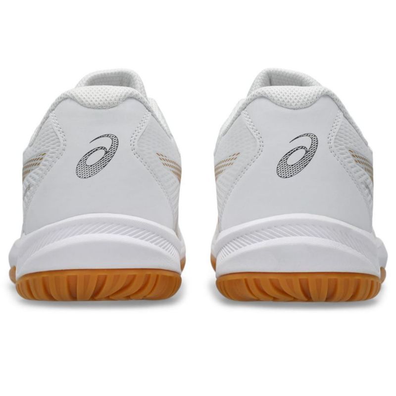 Zapatillas de Voleibol ASICS Upcourt 6 29 cm Blanco/Oro