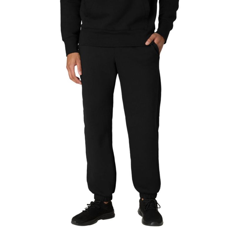 PANTALONES Hanes Originals 77 cm Negro Forro Polar con Bolsillos