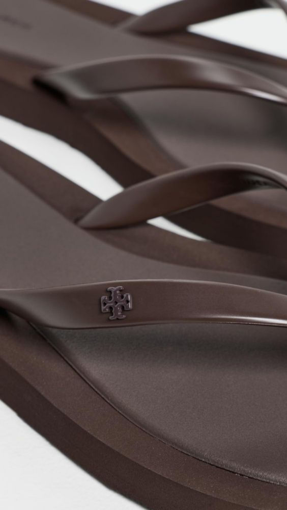 Sandalia Tory Burch Kira Acolchada Cacao Oscuro 25 cm