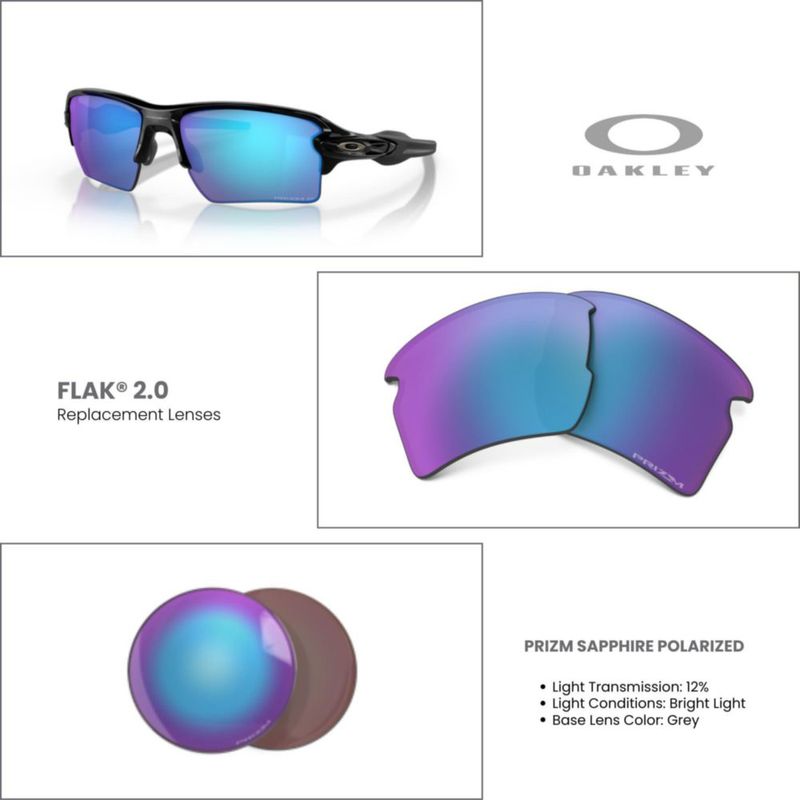 Gafas de sol Oakley Flak 2.0 XL 59 mm Polarizadas Zafiro