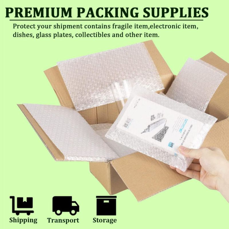Bolsas de burbujas APOCHON 46 x 56 cm pack de 14 bolsa transparente
