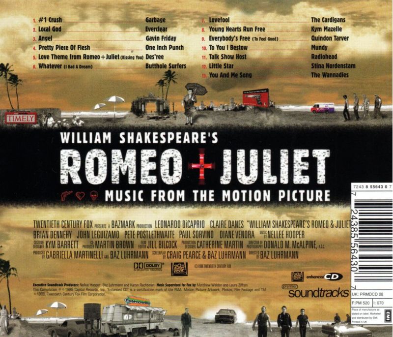 CD musical EMI - Banda sonora de Romeo y Julieta