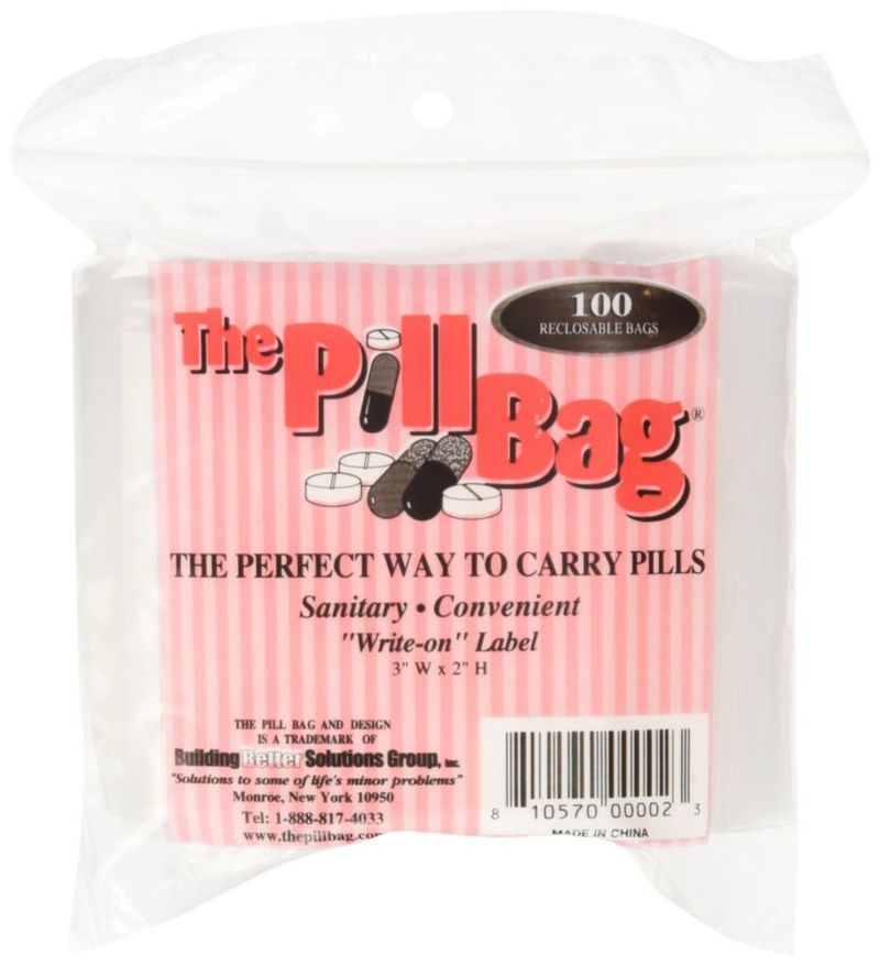 Bolsa de pastillas The Pill Bag 200 unidades resellable