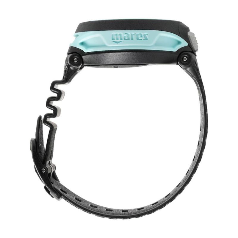 Computadora de buceo Mares Puck 4 negra/acuática de un solo botón