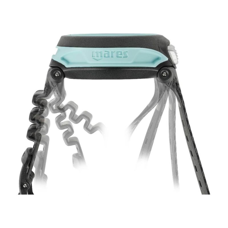 Computadora de buceo Mares Puck 4 negra/acuática de un solo botón