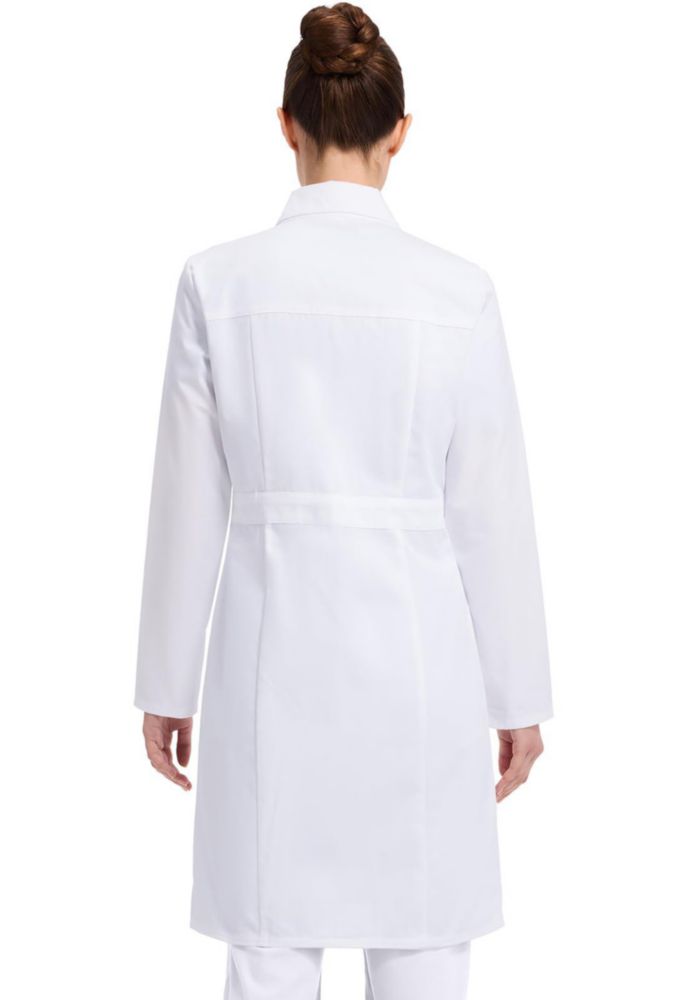 Bata de Laboratorio Femenina Dickies 94 cm Entallada Blanca XS
