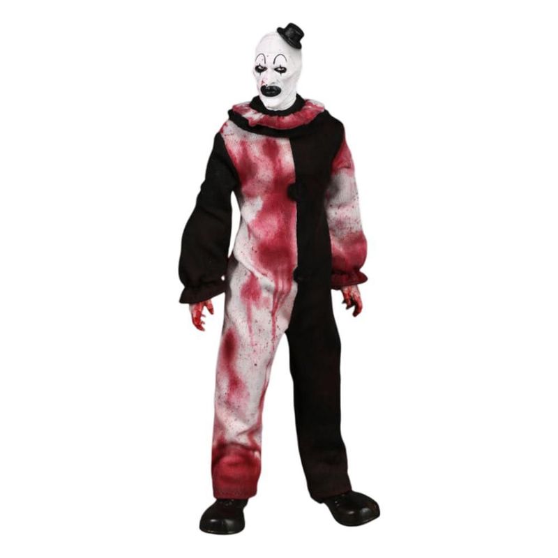 Figura de colección Mezco Terrifier Art the Clown 15 cm