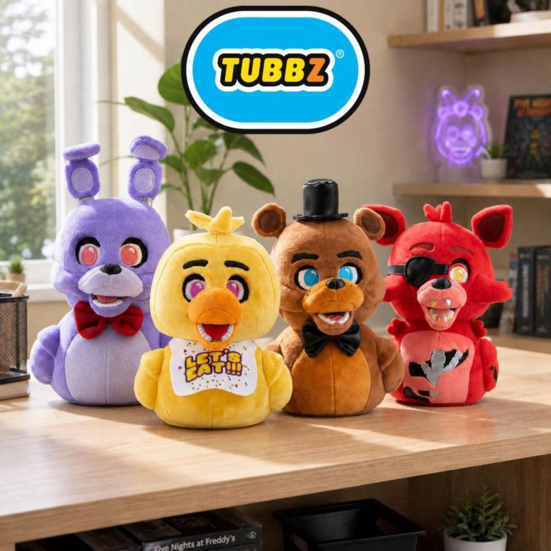 Peluche TUBBZ FNAF - Foxy 20 cm Juguete Coleccionable