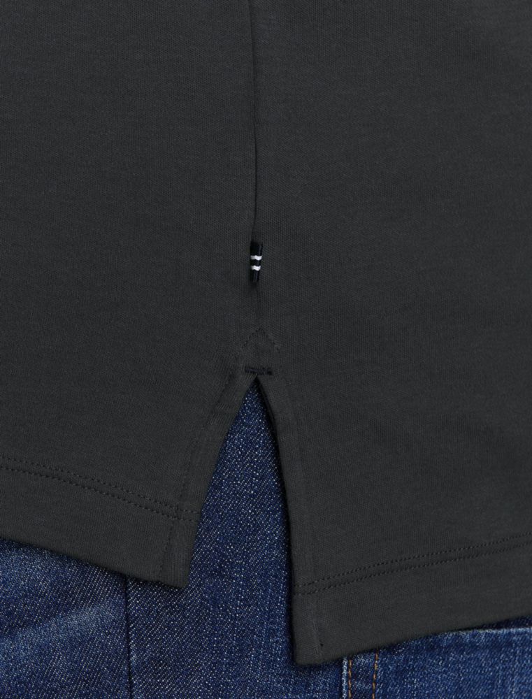 Camisa Polo Nautica 3XL Alta Negra de Algodón