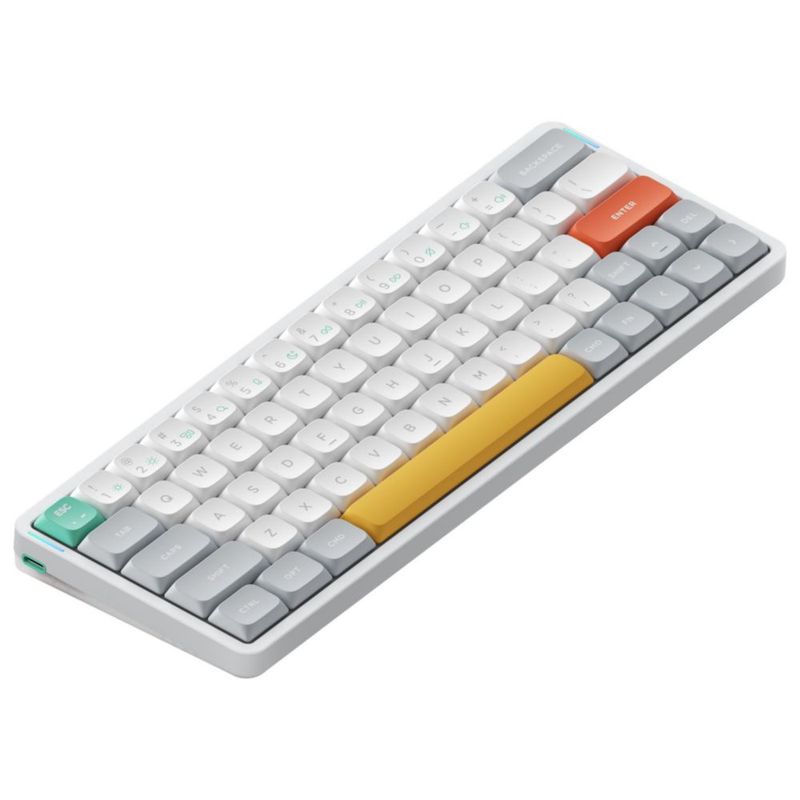 Teclado nuphy Air60 V2 inalámbrico 60% blanco - Gateron