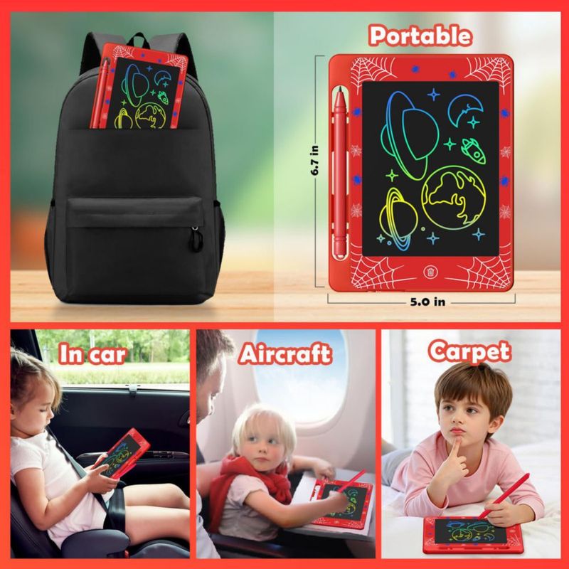 Tableta de escritura MOOWALIS 17 cm pack de 12 – diseño telaraña