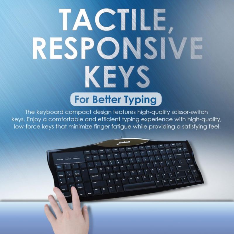 Teclado Evoluent R3K con pad numérico cableado