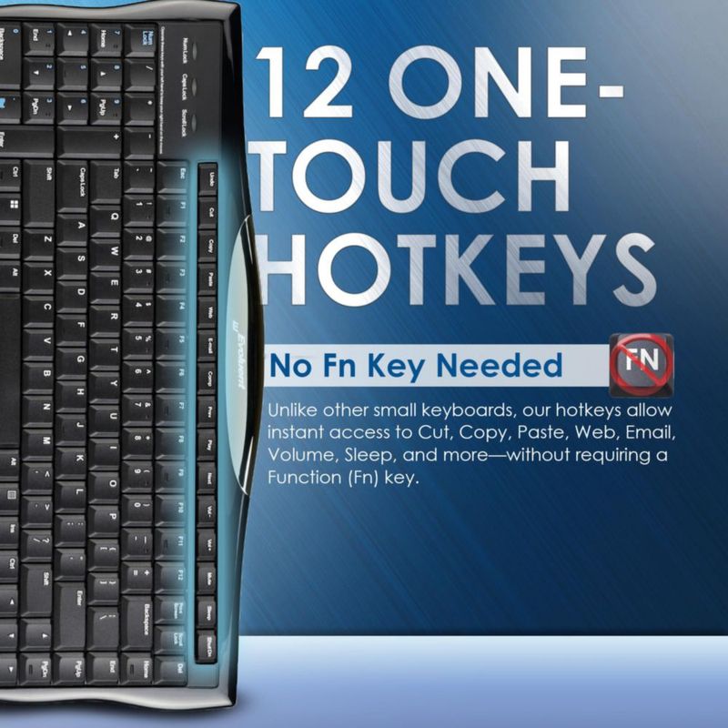 Teclado Evoluent R3K con pad numérico cableado