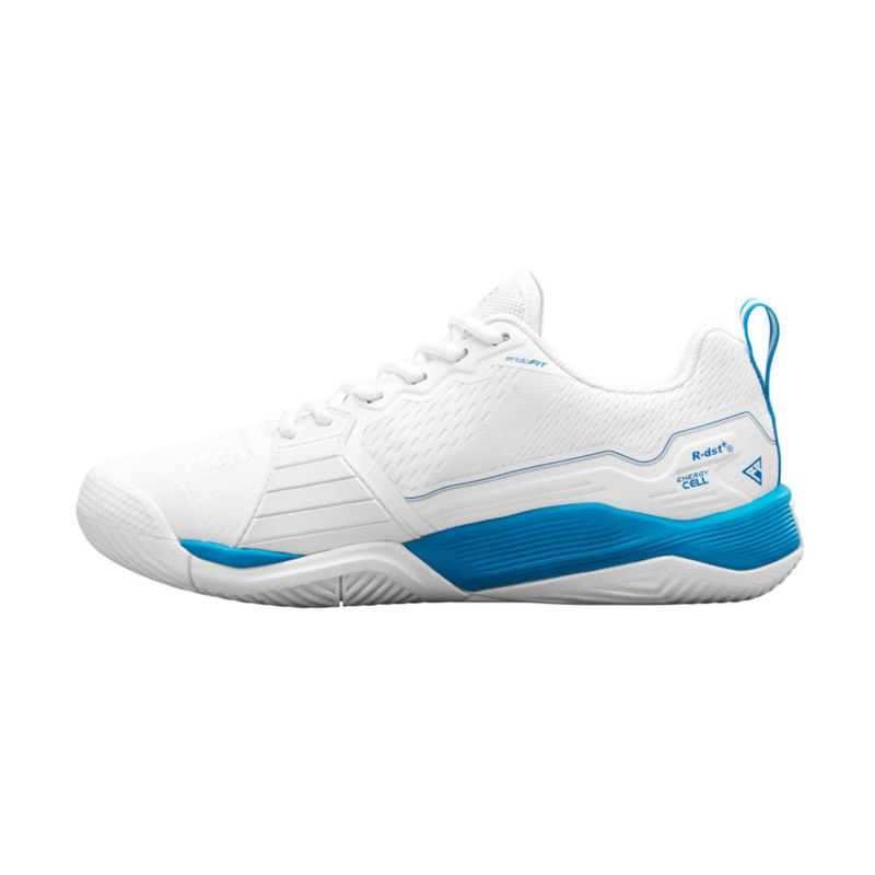 Zapatilla de tenis para hombre WILSON Rush Pro 4.5 oz Blanca/Azul US13