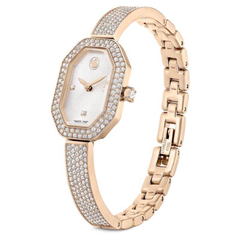 Reloj Swarovski Dextera tono oro champán fabricación suiza