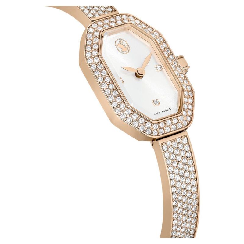 Reloj Swarovski Dextera tono oro champán fabricación suiza