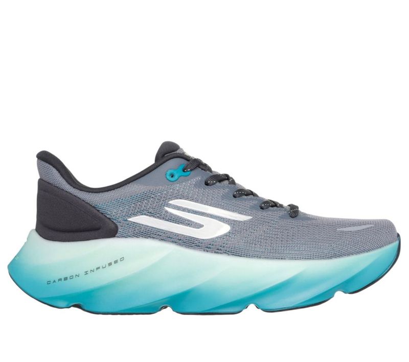 Zapatilla de running Skechers Aero Burst gris/azul talla 10