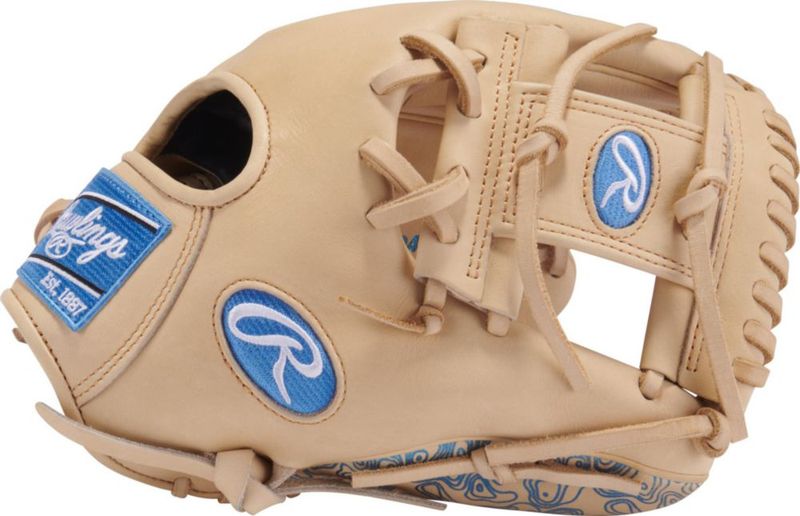 Guante de softbol Rawlings 29 cm mano derecha color camello/azul