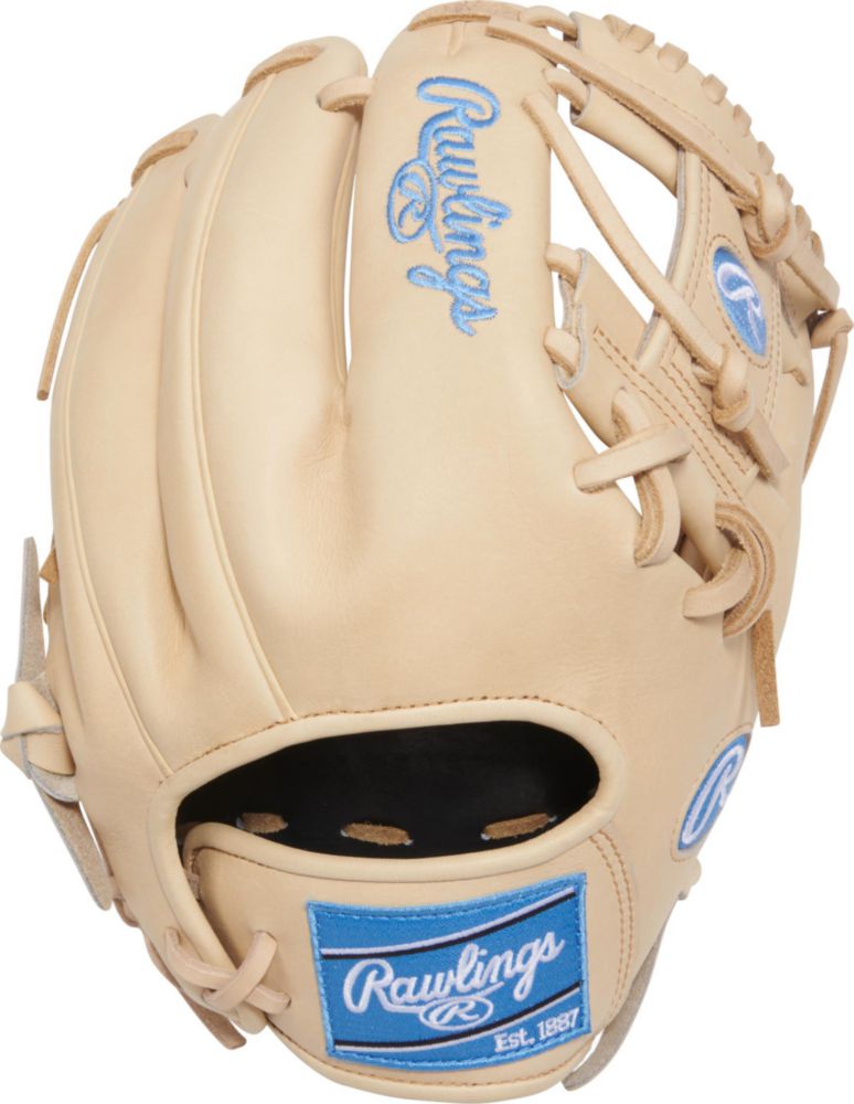 Guante de softbol Rawlings 29 cm mano derecha color camello/azul