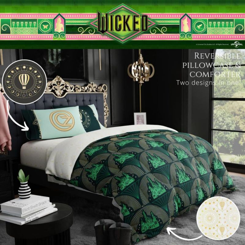 Juego de cama Franco Full 7 piezas reversible Wicked Lux