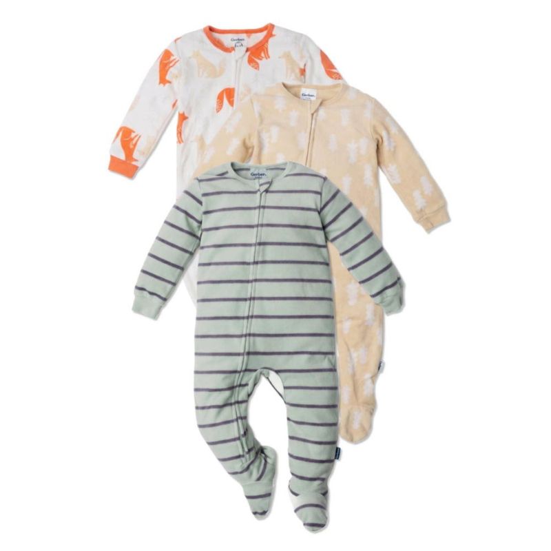 Conjunto de una pieza Gerber 18 meses pack de 3 Bosque de Zorros
