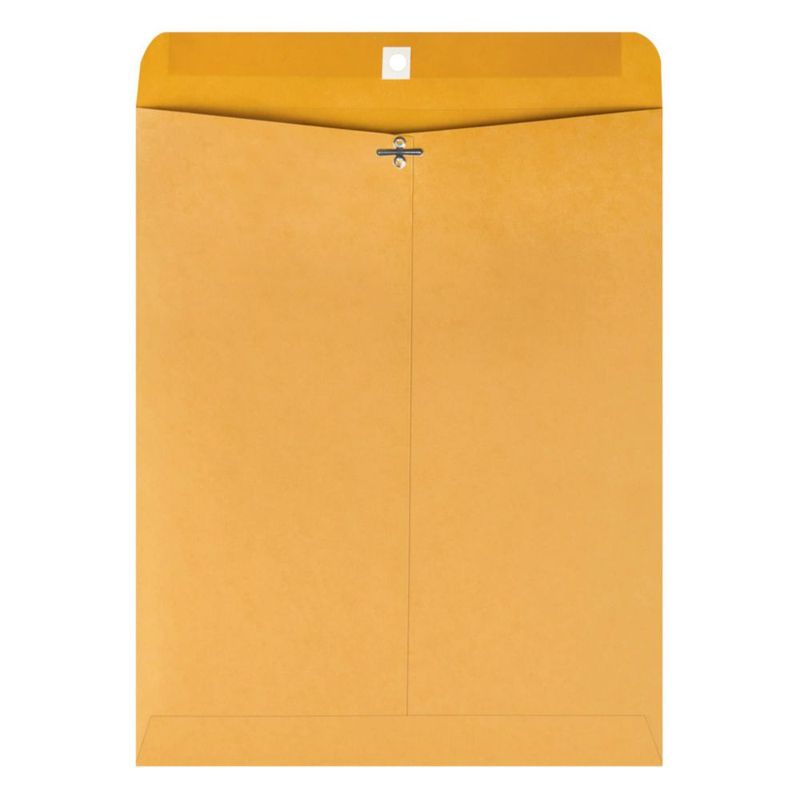 Sobre con cierre metálico Office Depot 29x37 cm Marrón - Caja de 100