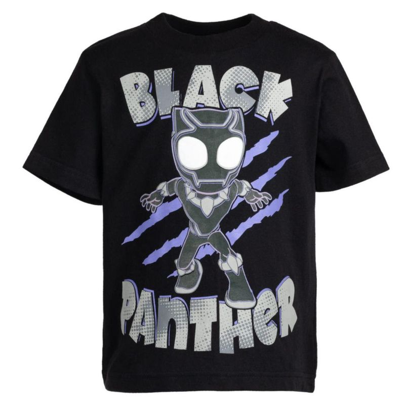 Camiseta Marvel 4T Pack de 4 (rojo azul negro verde)